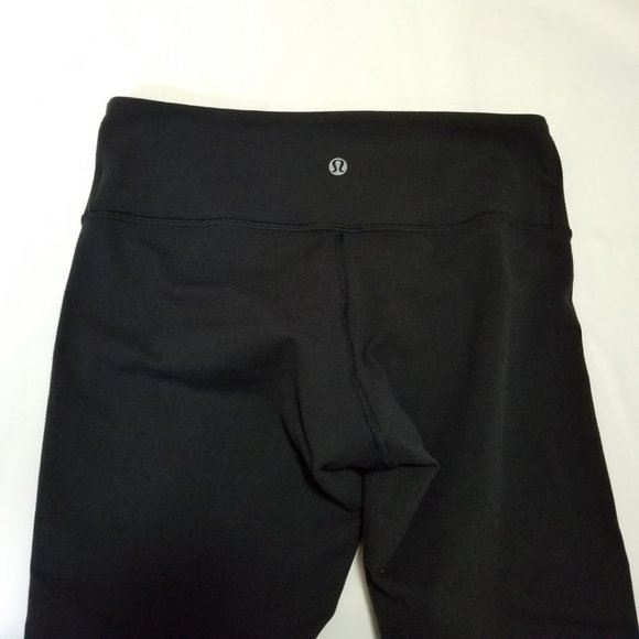 Lululemon Black Luon Low Rise Wunder Under Crop - Picture 3 of 7